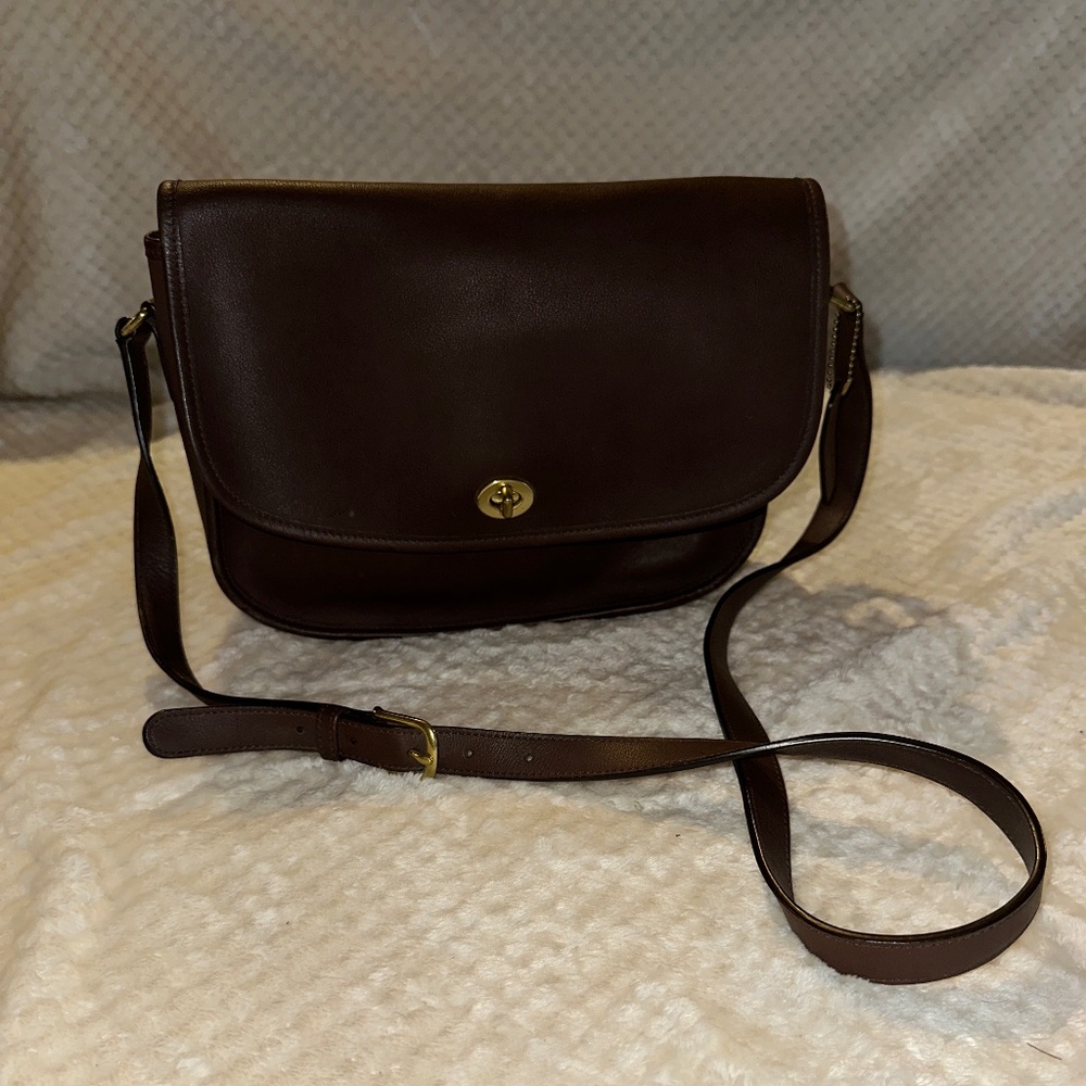 Coach City Bag Vintage Brown Leather